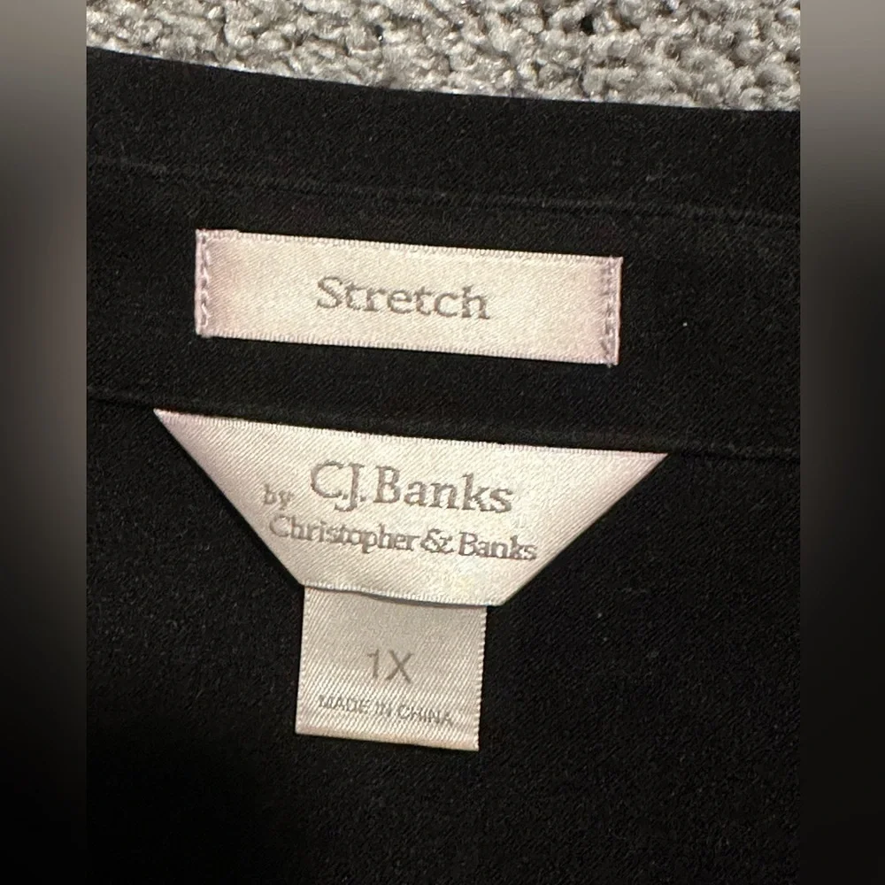 CJ Banks Velvet Dress Jacket